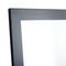 42" Black Rectangle Wood Contemporary Wall Mirror